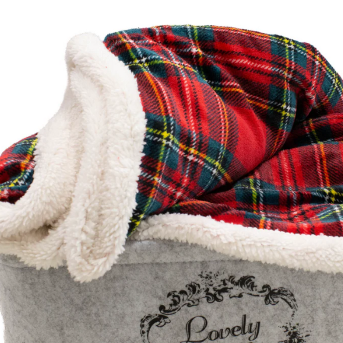 Plaid Tartan Box Lovely Shabby